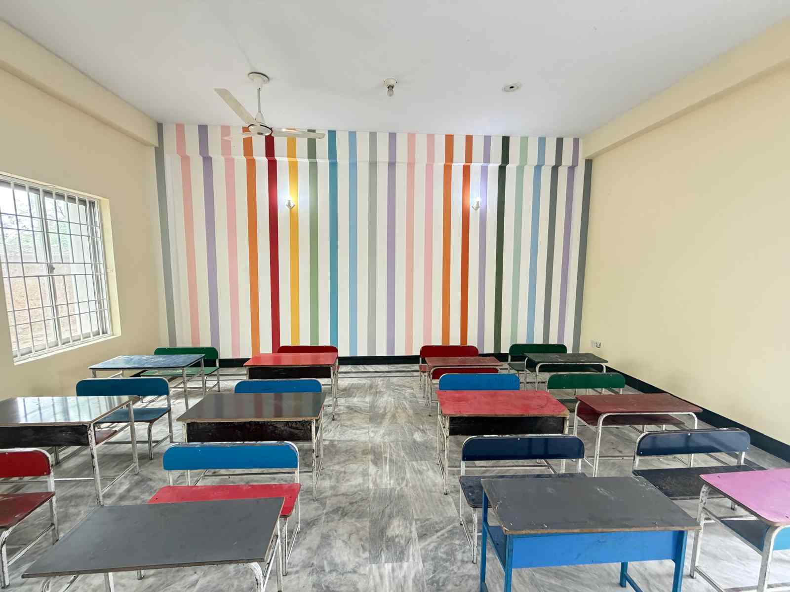 A classroom at Ali Public School