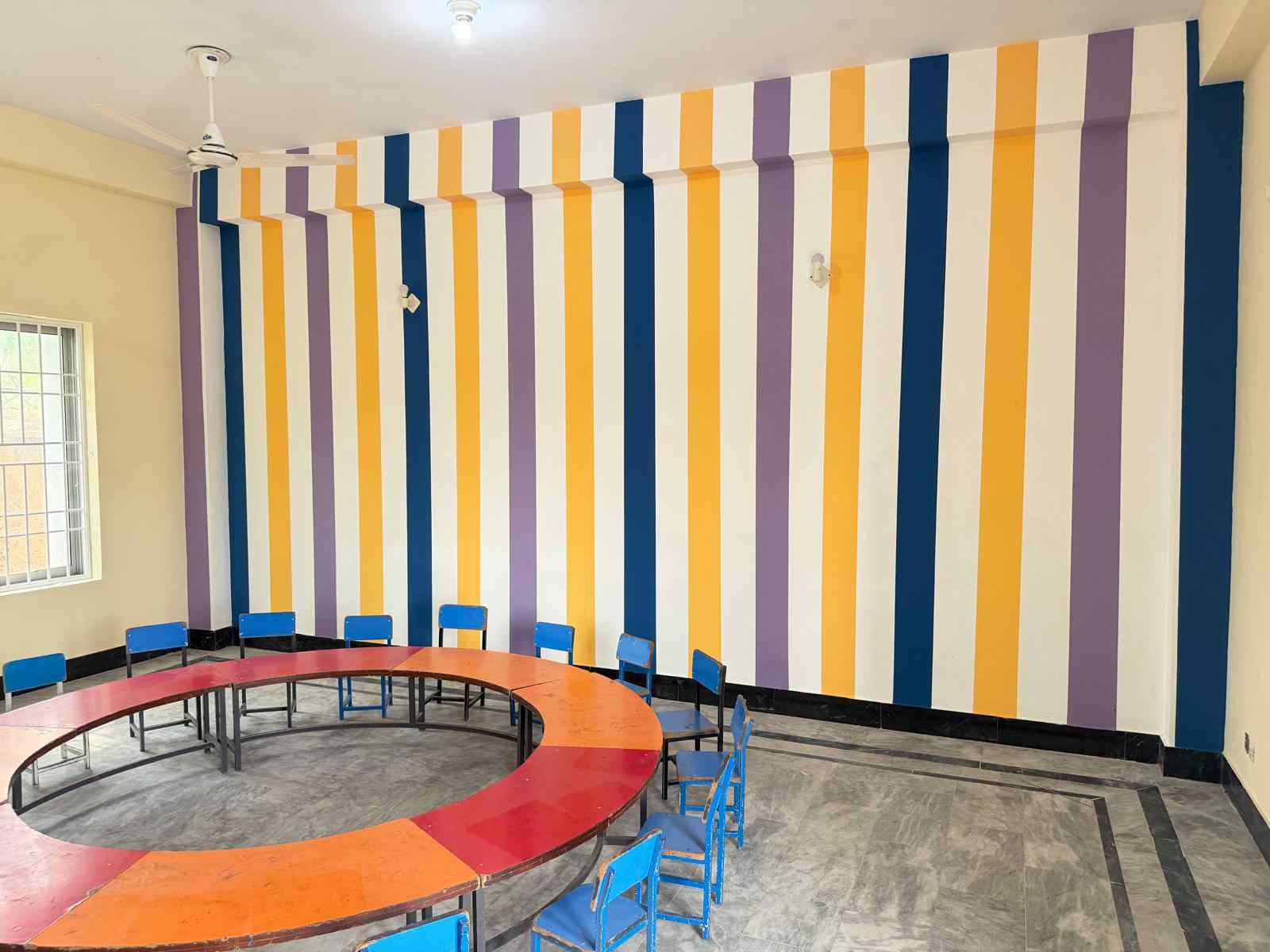 A classroom at Ali Public School
