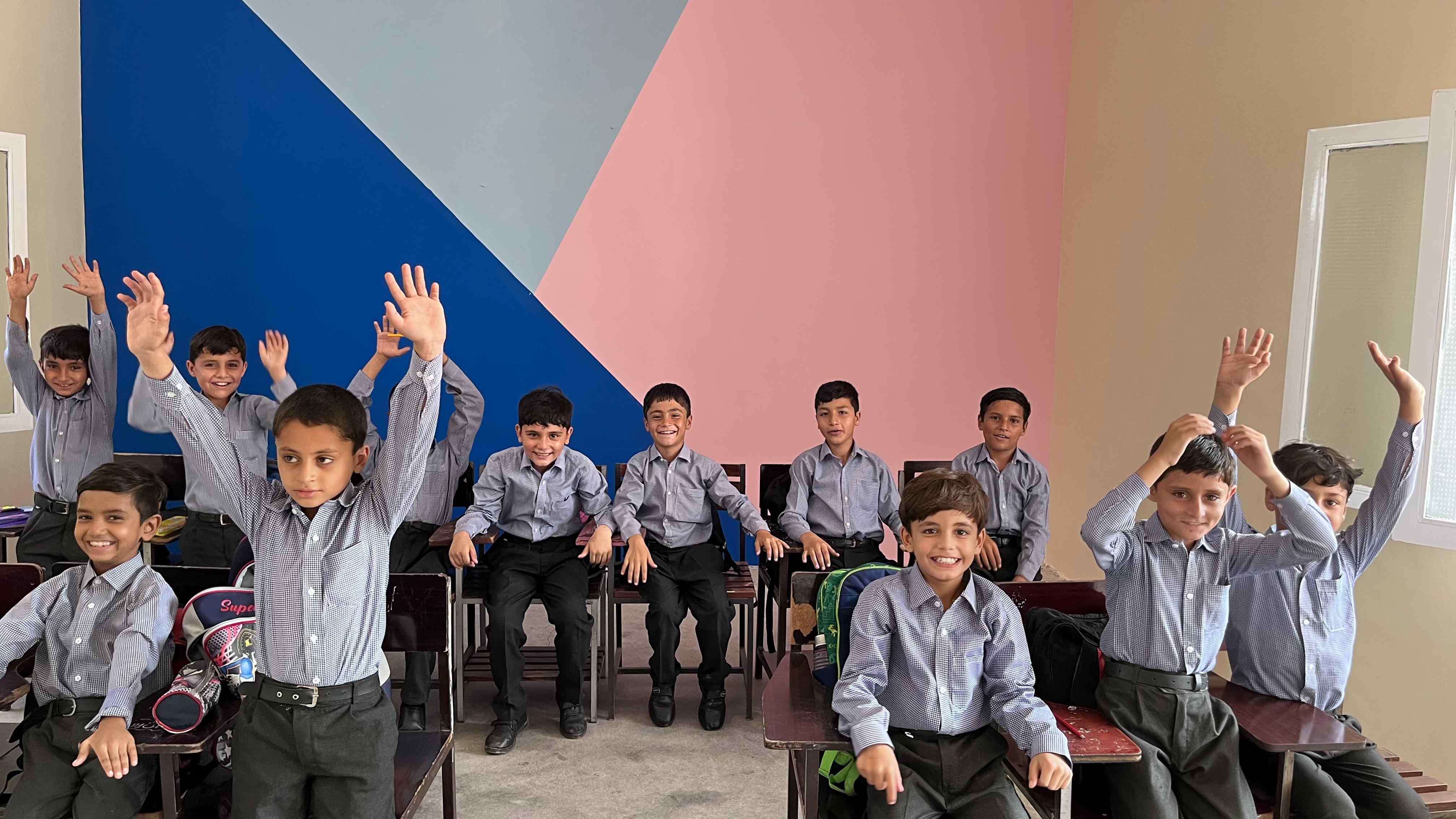 Hands up — small classes, where every child gets asked.